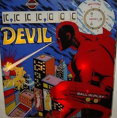 Devil backglass