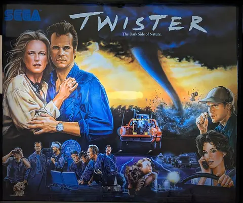 Twister backglass