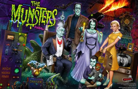 The Munsters (Pro) backglass