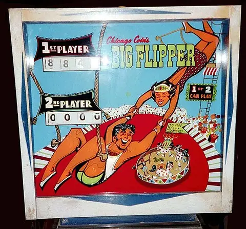 Cowboy / Big Flipper backglass