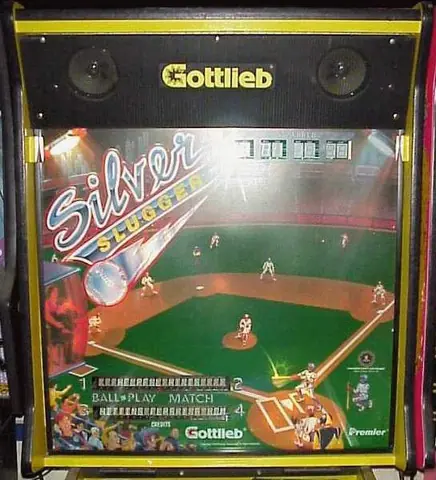 Silver Slugger backglass