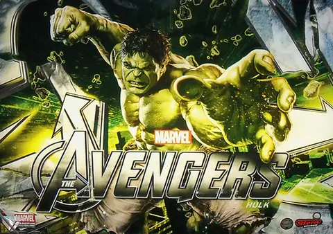The Avengers Hulk (LE) backglass