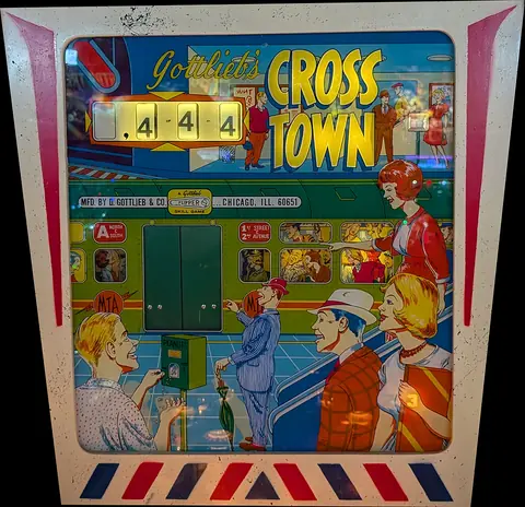 Subway / Cross Town backglass