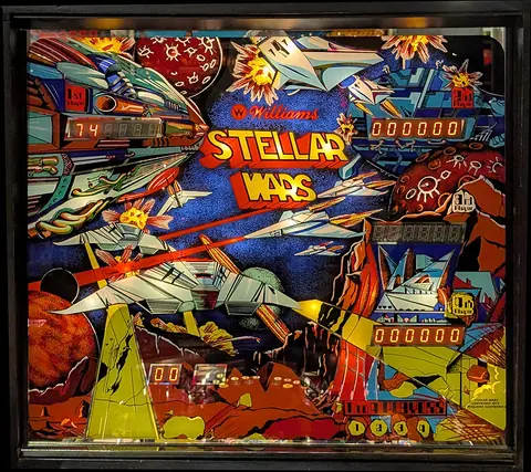 Stellar Wars backglass