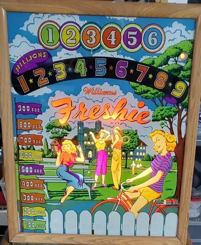 Freshie backglass