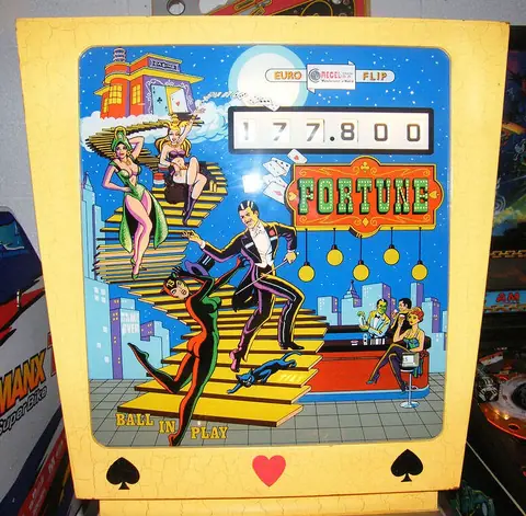 Lady Luck / Fortune backglass