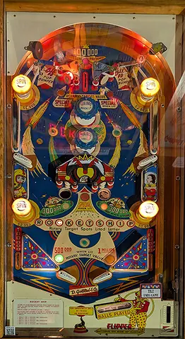 Rocket Ship playfield