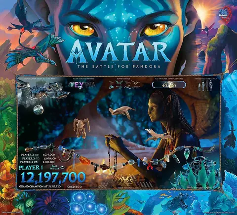 Avatar: The Battle for Pandora backglass
