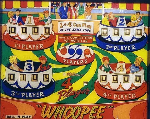 Whoopee backglass