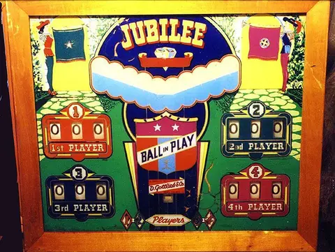 Jubilee backglass