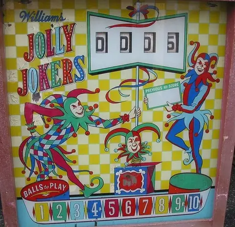Jolly Jokers backglass