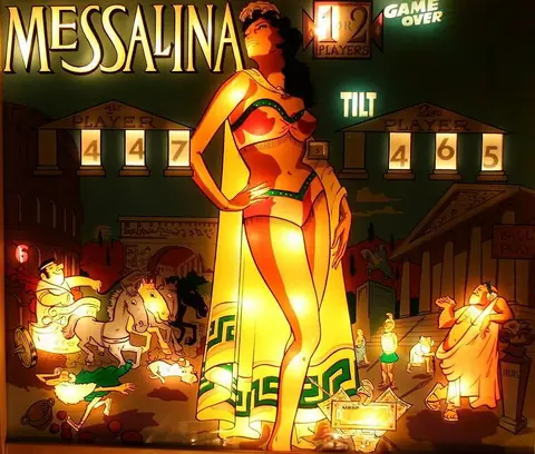Messalina backglass