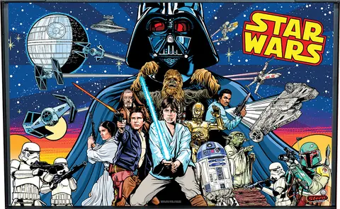 Star Wars Comic Art (Pro) backglass