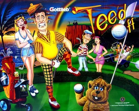 Tee'd Off backglass
