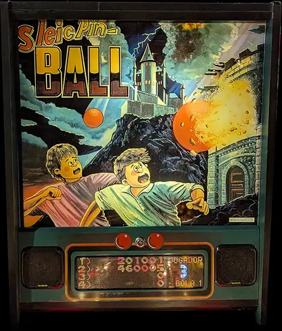 Sleic Pin-Ball backglass