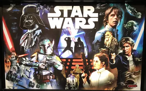Star Wars (Pro) backglass