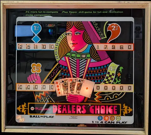 Dealer's Choice / Lucky Ace / High Ace backglass