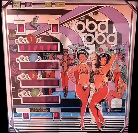 Oba-Oba backglass
