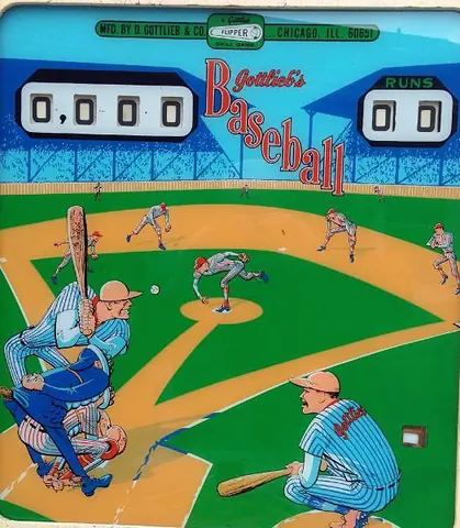 Baseball / Batter Up backglass
