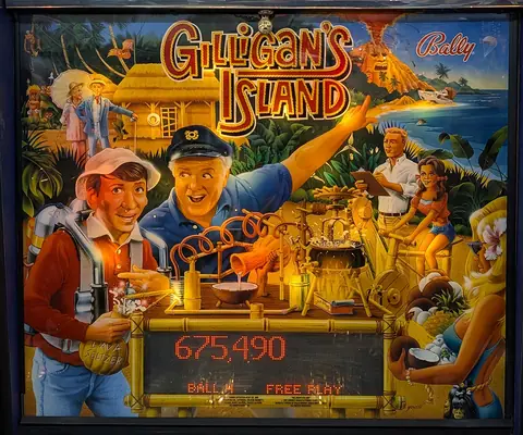 Gilligan's Island backglass