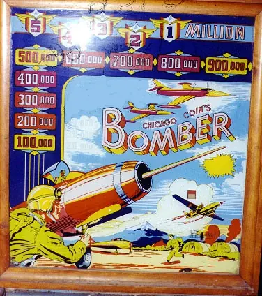 Bomber backglass