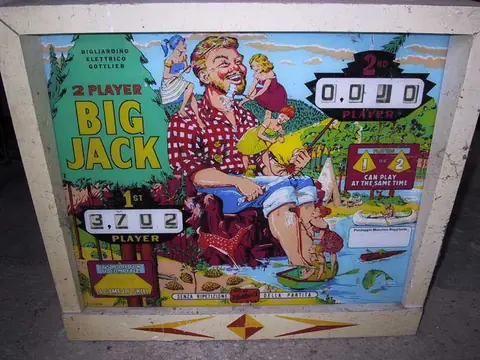 Big Jack backglass