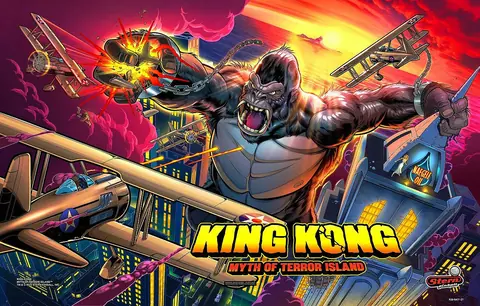King Kong: Myth of Terror Island (Premium) backglass