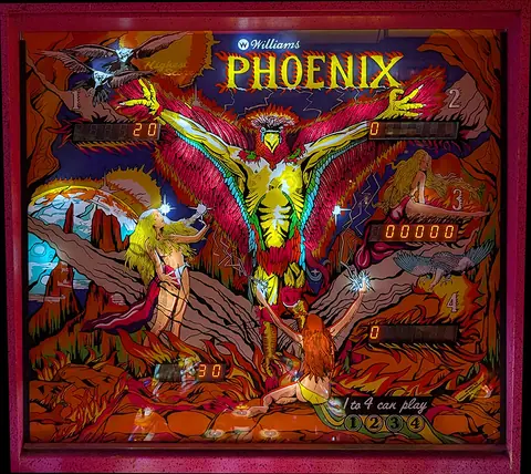 Phoenix backglass