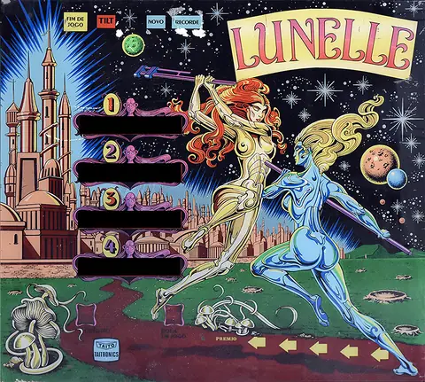 Lunelle backglass