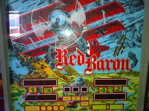Red Baron backglass