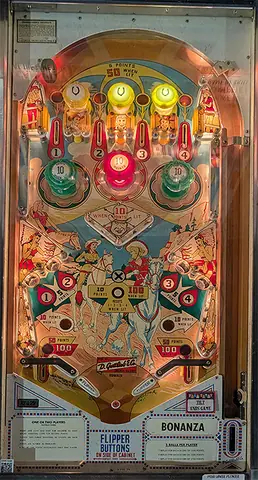 Bonanza playfield
