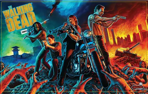 The Walking Dead Remastered backglass