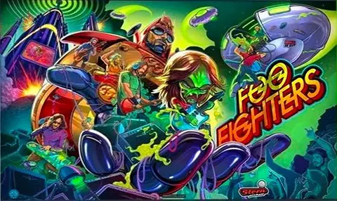 Foo Fighters backglass