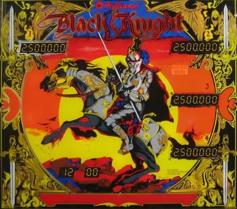 Black Knight (LE) backglass