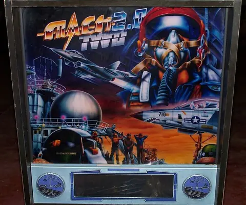 Mach 2 backglass