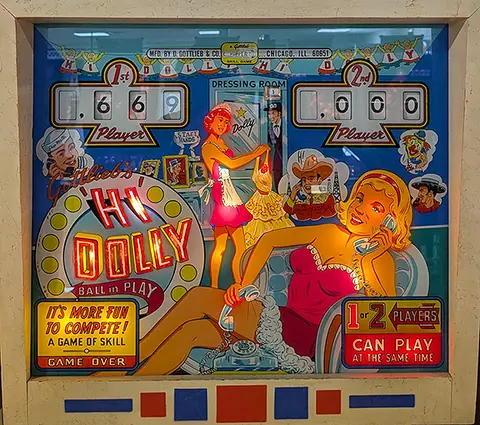 Hi Dolly backglass