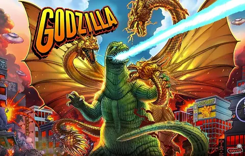 Godzilla (Premium) backglass