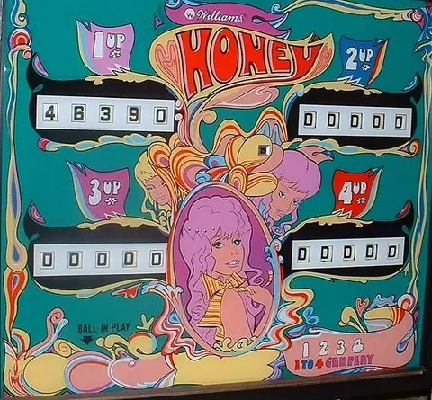 Honey backglass