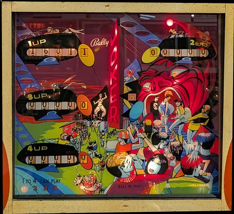 Joker backglass