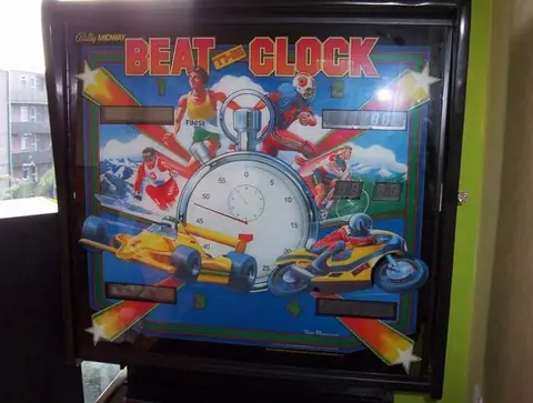 Beat the Clock backglass