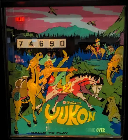 Yukon (Special) backglass