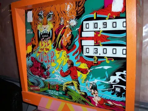 Sinbad / Eye Of The Tiger backglass