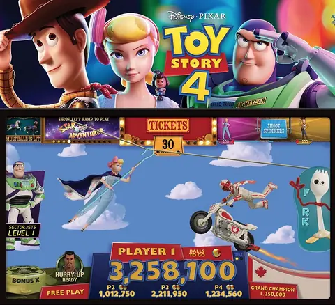 Toy Story 4 (LE) backglass