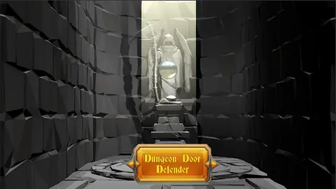 Dungeon Door Defender backglass