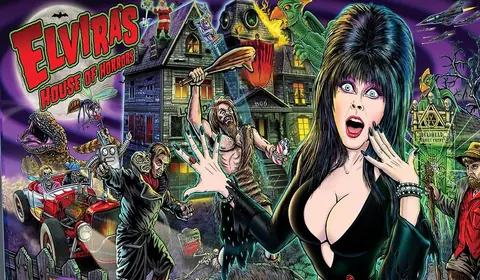 Elvira's House of Horrors (Premium) backglass