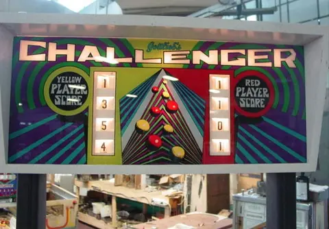 Challenger backglass
