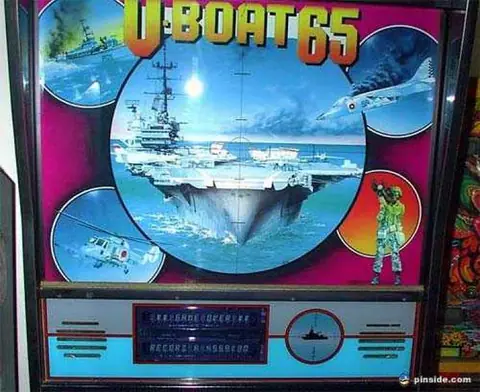 U-Boat 65 backglass