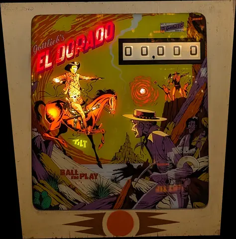 El Dorado backglass