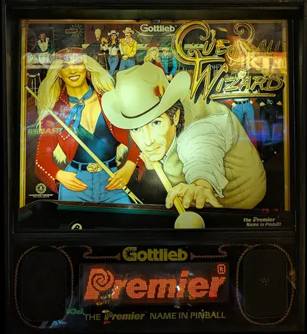Cue Ball Wizard backglass