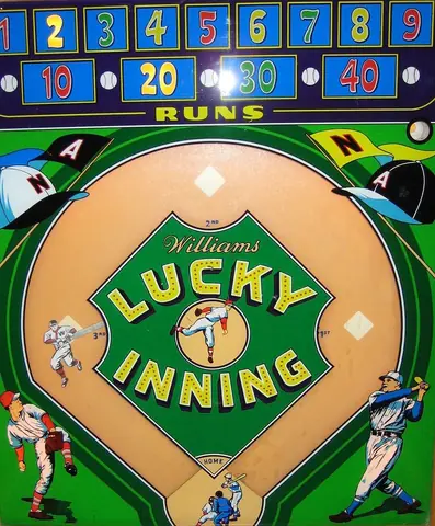 Lucky Inning backglass